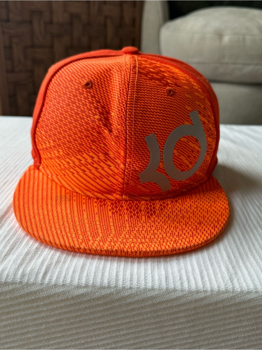 Nike True KD Kevin Durant Snapback Hat Cap Orange Basketball 810332 OSFM